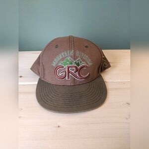 Grassroots California Brown and Green Mountain Division Hat Size s/m